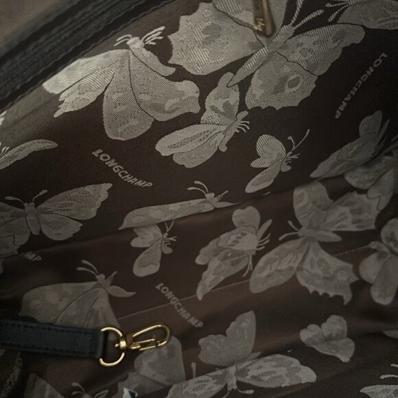 Longchamp Women’s Brown Leather Shoulder Bag - Picture 10 of 13